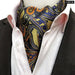 British Gentleman Tie Set Jacquard Paisley Cashew Cravat