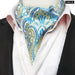 British Gentleman Tie Set Jacquard Paisley Cashew Cravat