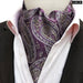 British Gentleman Tie Set Jacquard Paisley Cashew Cravat