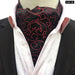 British Gentleman Tie Set Jacquard Paisley Cashew Cravat