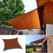 Brown 300d Waterproof Oxford Square Rectangle Sun Shade