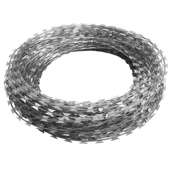 Bto-22 Clipped Concertina Razor Wire Galvanised Steel 150 m