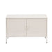 Buffet Sideboard Locker Metal Storage Cabinet - Base White