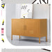 Buffet Sideboard Locker Metal Storage Cabinet - Base Yellow