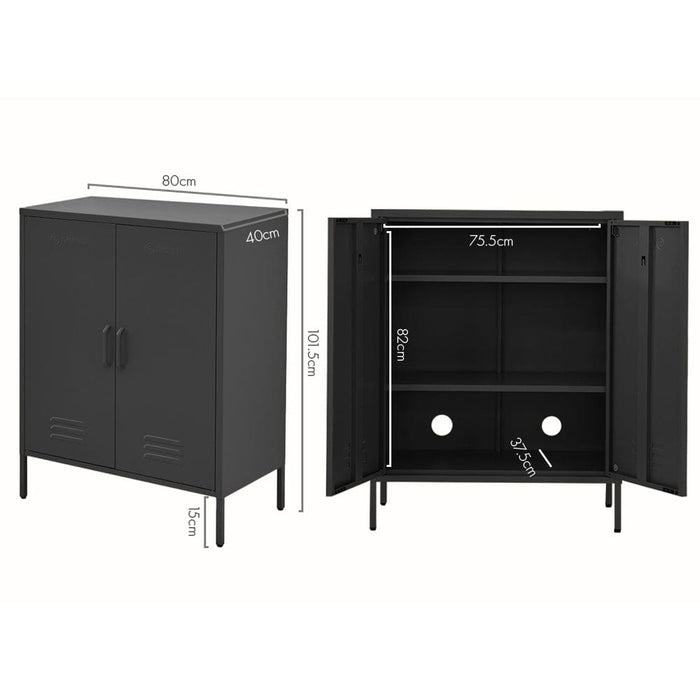 Buffet Sideboard Locker Metal Storage Cabinet - Sweetheart