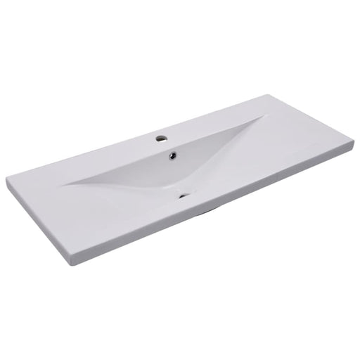 Built-in Basin 101x39.5x18.5 Cm Ceramic White Oapbla