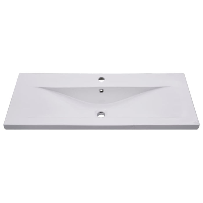 Built-in Basin 101x39.5x18.5 Cm Ceramic White Oapbla