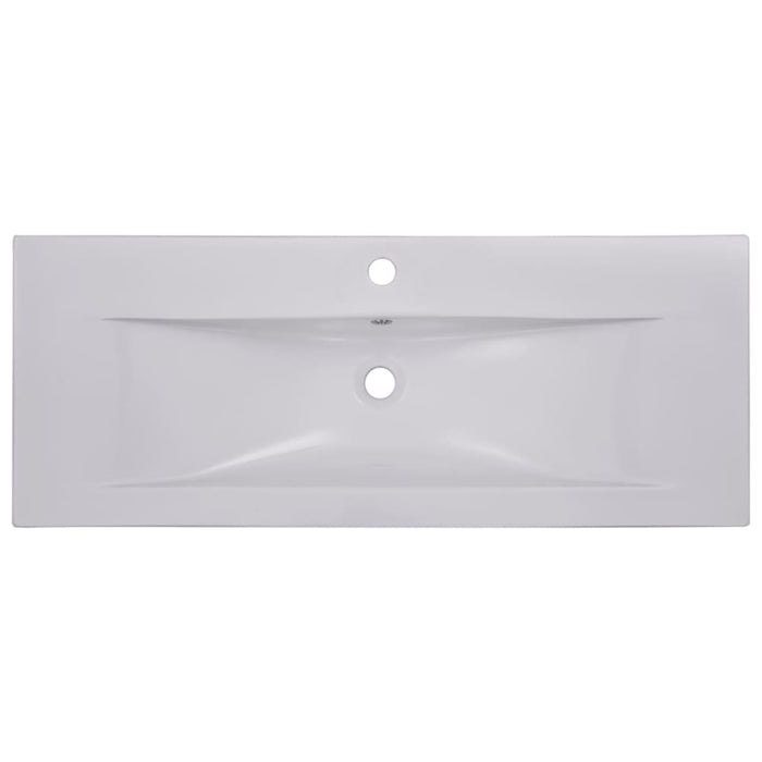 Built-in Basin 101x39.5x18.5 Cm Ceramic White Oapbla