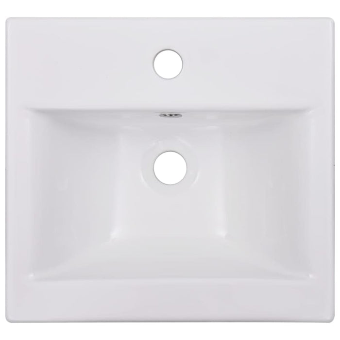 Built-in Basin 42x39x18 Cm Ceramic White Oapblb