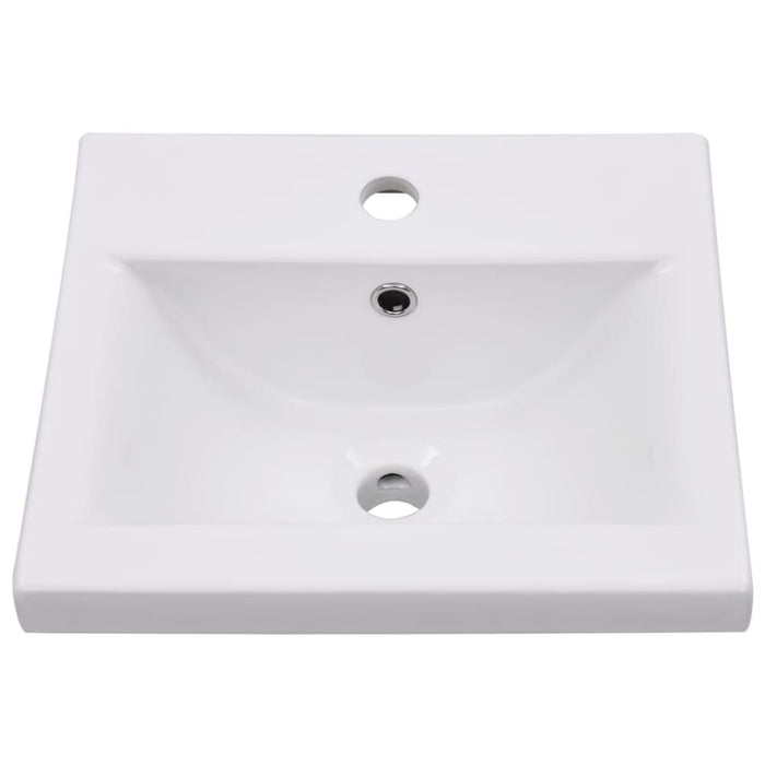 Built-in Basin 42x39x18 Cm Ceramic White Oapblb