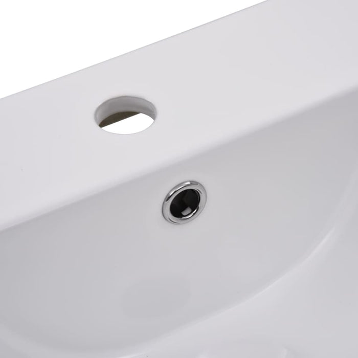 Built-in Basin 42x39x18 Cm Ceramic White Oapblb