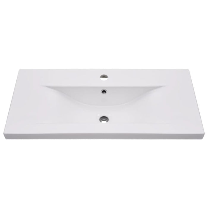 Built-in Basin 81x39.5x18.5 Cm Ceramic White Oapblx