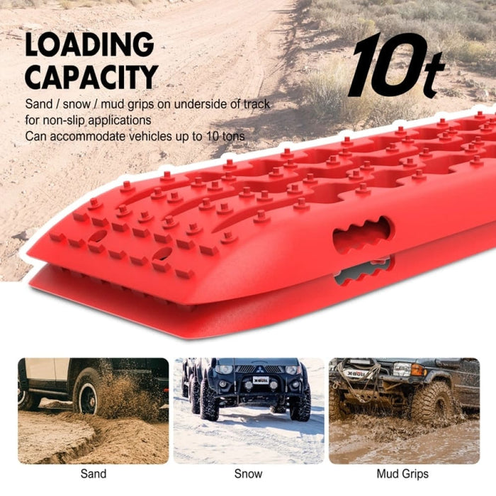 X-bull Kit1 Recovery Track Board Traction Sand Trucks Strap