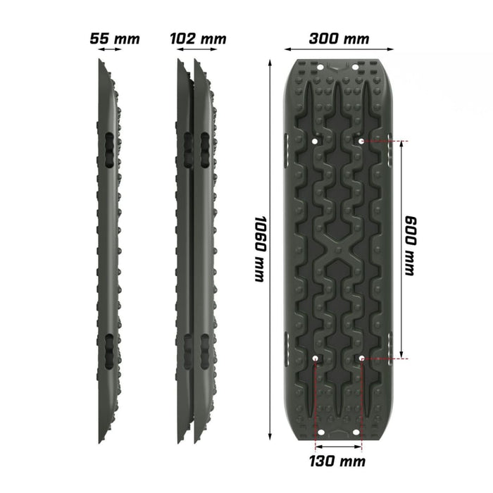 X-bull Recovery Tracks Kit Boards 4wd Strap Mounting 4x4