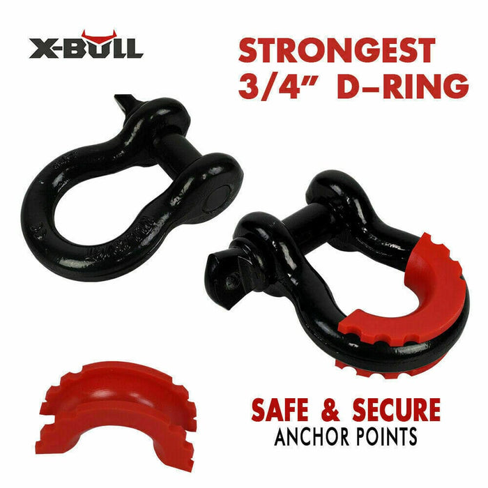 X-bull Winch Recovery Kit 11pcs 4wd 4x4 Pack Off Road