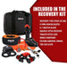 X-bull Winch Recovery Kit 13pcs Tracks Snatch Strap