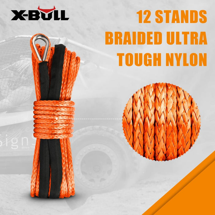 X-bull Winch Rope Dyneema Synthetic 5.5mm x 13m Tow