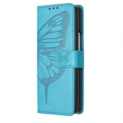 Butterfly Embossed Leather Phone Case For Samsung Galaxy z