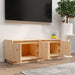 Tv Cabinet 110x34x40 Cm Solid Wood Pine Notnak