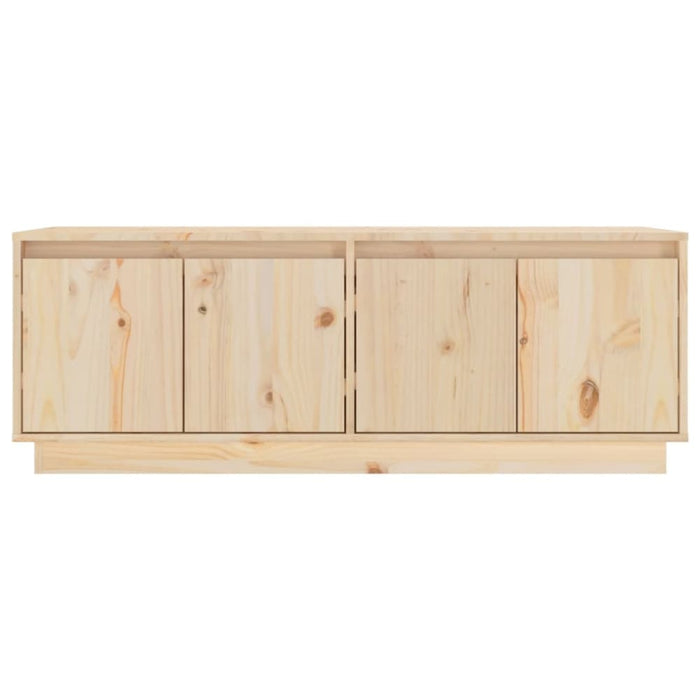 Tv Cabinet 110x34x40 Cm Solid Wood Pine Notnak