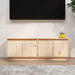 Tv Cabinet 110x34x40 Cm Solid Wood Pine Notnak