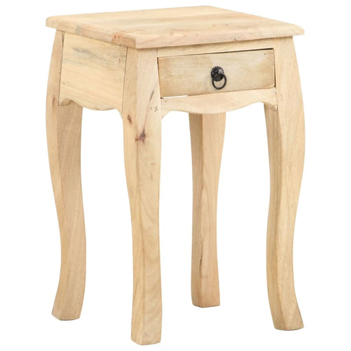 Bed Cabinet 28x28x46 Cm Solid Mango Wood Txoibn