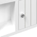 Key Cabinet White 40x8.5x20 Cm Engineered Wood&steel Tpblto