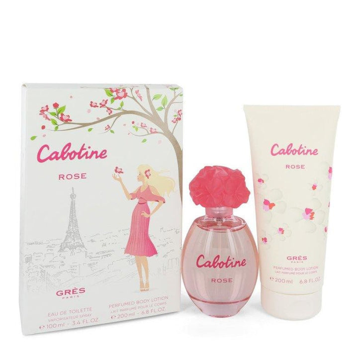 Cabotine Rose Gift Set By Parfums Gres For Women - 3.4 Oz