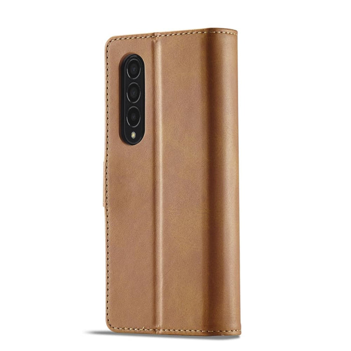 Calf Leather Phone Case For Samsung Galaxy z Fold 4 5g