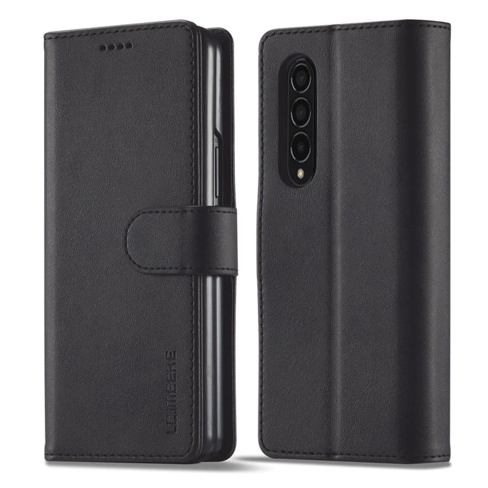 Calf Leather Phone Case For Samsung Galaxy z Fold 4 5g