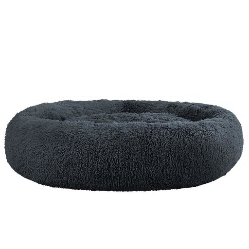 Pet Bed Dog Cat Calming Extra Large 110cm Dark Grey