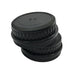 Pk Camera Front Body Cap + rear Lens Cap Cover For Pentax