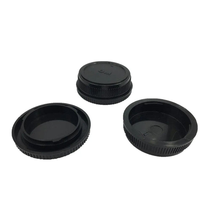 Om Camera Front Body Cap + rear Lens Cap For Olympus Mount