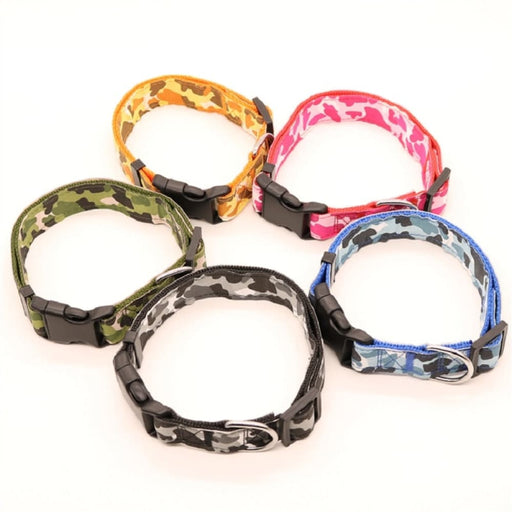 Camouflage Design Nylon Dog Collar