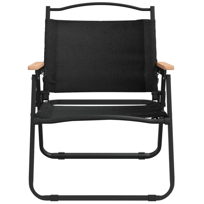 Camping Chairs 2 Pcs Black 54x43x59 Cm Oxford Fabric Tokanx