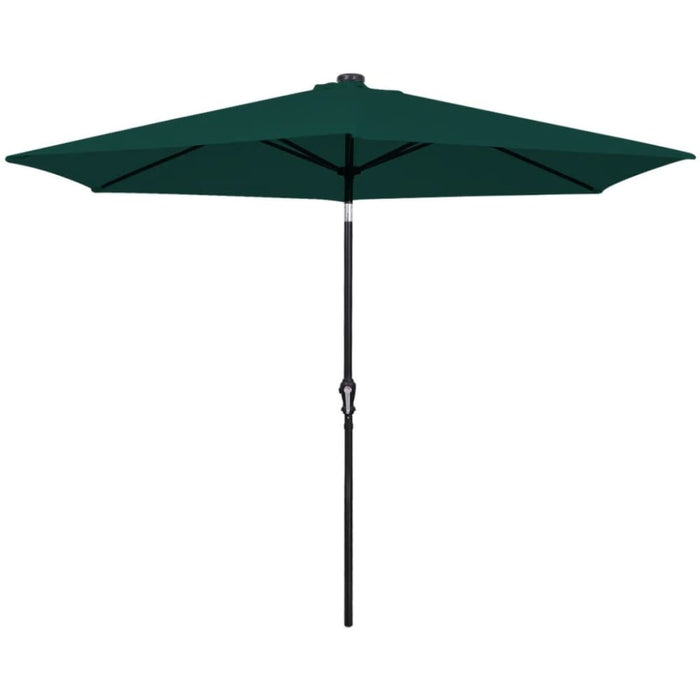 Led Cantilever Umbrella 3 m Green Axxbt