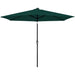 Led Cantilever Umbrella 3 m Green Axxbt