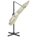 Cantilever Umbrella With Aluminium Pole Sand White 400x300