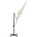 Cantilever Umbrella With Aluminium Pole Sand White 400x300