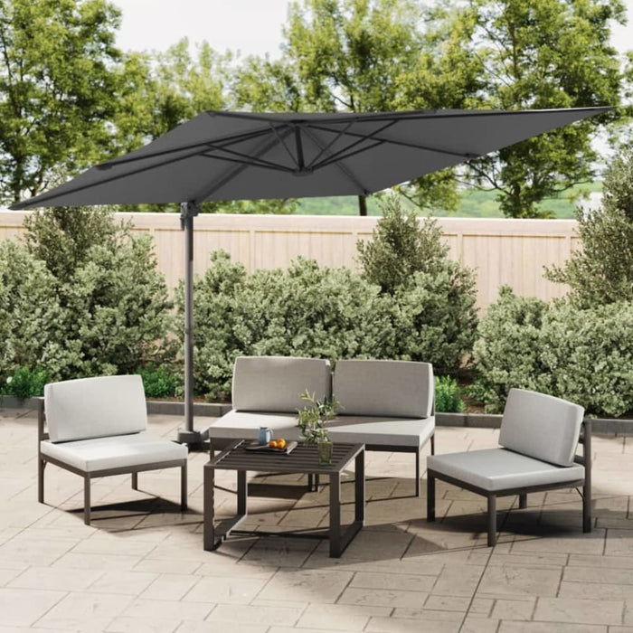 Led Cantilever Umbrella Anthracite 400x300 Cm Tokkxk