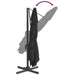 Led Cantilever Umbrella Black 400x300 Cm Tokkto