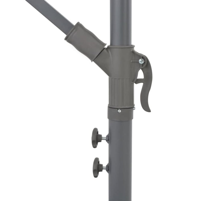 Cantilever Umbrella Led Lights And Steel Pole 300cm