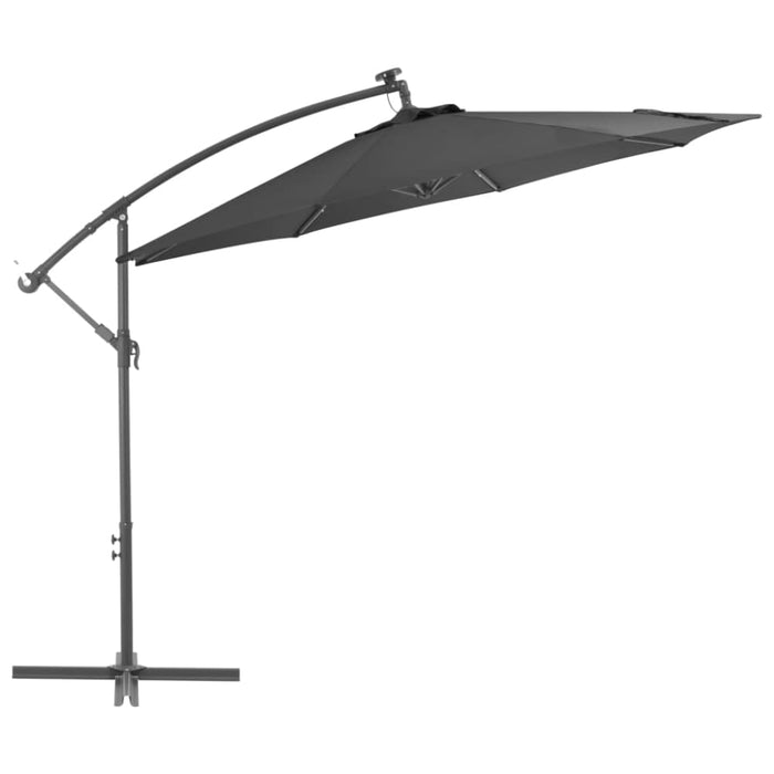 Cantilever Umbrella Led Lights And Steel Pole 300cm