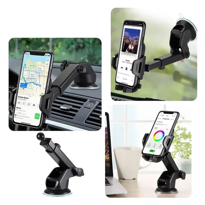 Car Phone Holder Mount Stand Suction Cup Smartphone Support