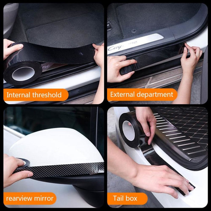 Car Sticker 5d Carbon Fiberwrap Door Protector Sill