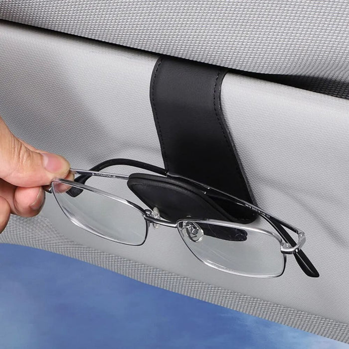 Car Sun Visor Eyeglass Holder Clip Magnetic