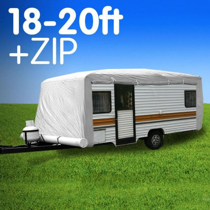 Caravan Cover With Zip 18 - 20 Ft