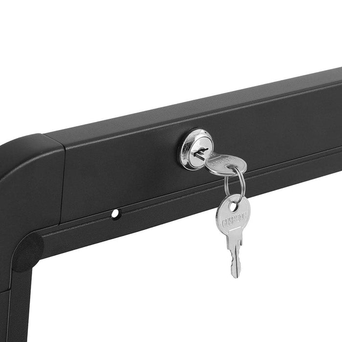 Caravan Table 800 x 450mm Folding Lockable Black