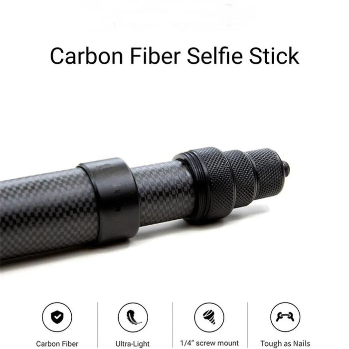 Carbon Fiber Extended Monopod Invisible Selfie Stick