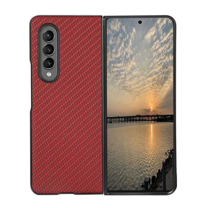 Carbon Fiber Texture Pu Leather Phone Case